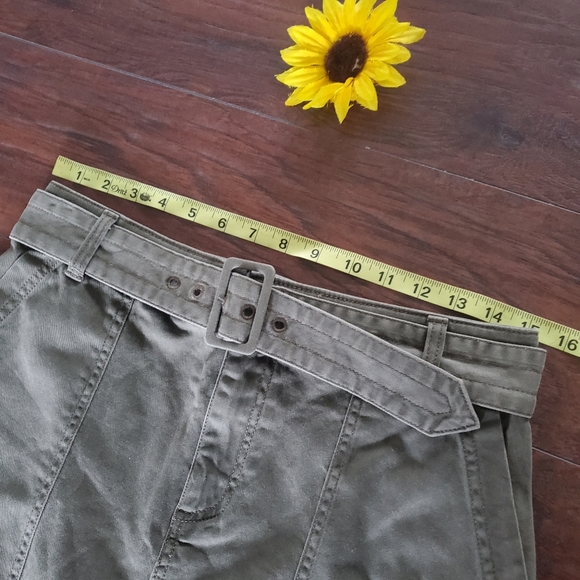 ABERCROMBIE & FITCH ARMY GREEN SKIRT - Picture 4 of 7